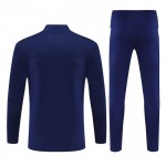 Portugal Training Sweatshirts Viertelreißverschluss 2024-25 Navy